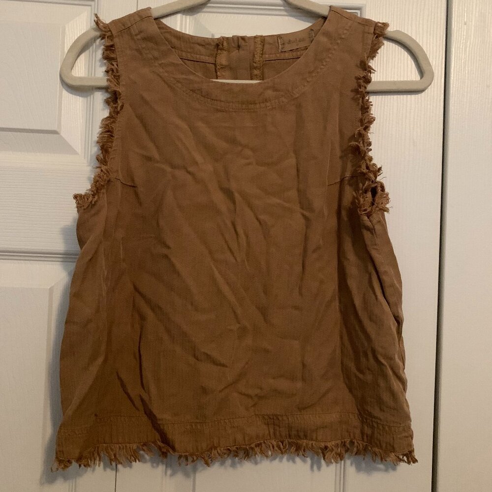 Altar'd State Briar Fringe Accented Crop Tank